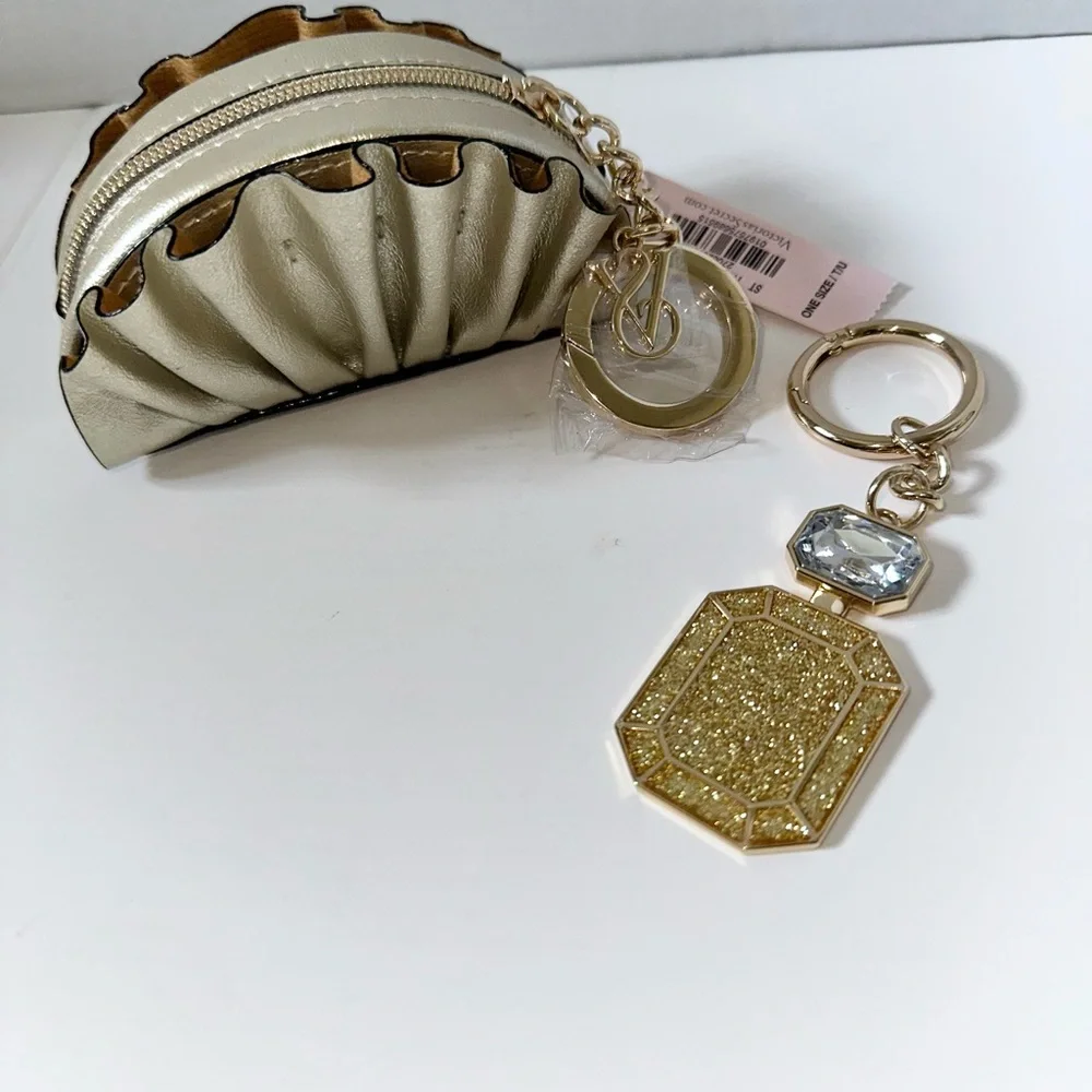 Victoria’s Secret Bombshell Limited Edition Keychain. And Shell mini pouch - Picture 2 of 6